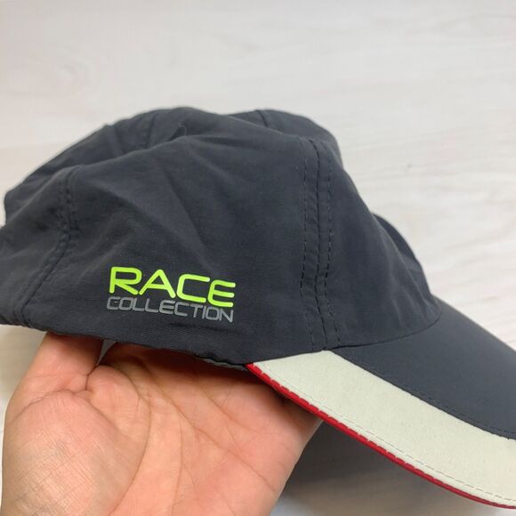 Gill Race Collection Hat Black Athletic Mens Womens Unisex Athleisure Race - Picture 2 of 8